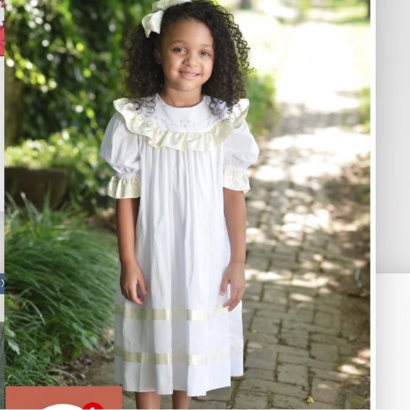 SOLD DO NOT BUY Strasburg Natalie Heirloom Dress With Bonnet Size 12 Months - Picture 4 of 16